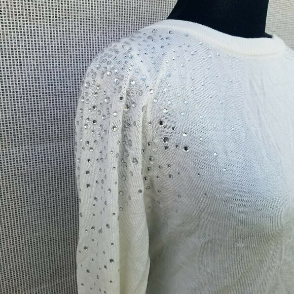 INC Long-Sleeve Studs Sweater. Size Large. New Without Tags - Picture 5 of 11